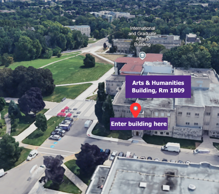 Aerial map of Arts & Humanities