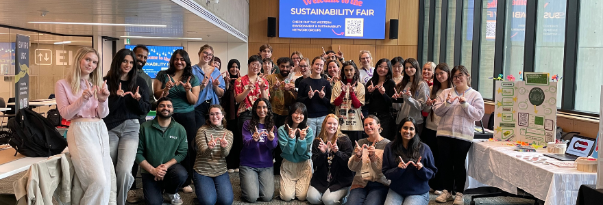 Group photo of the Western Environment and Sustainability Network